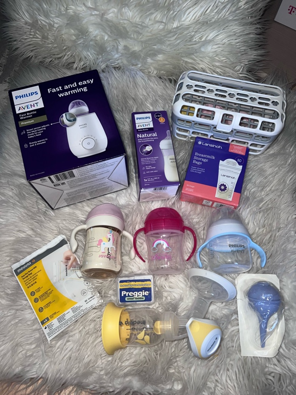 Avent bottle warmer lot! $30.00 Pump & Milk Storage Bags - some items new!